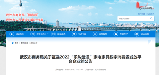 &ldquo;樂購武漢&rdquo;家電家具數字消費券將于 11 月發放